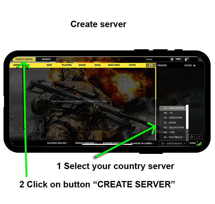 create server